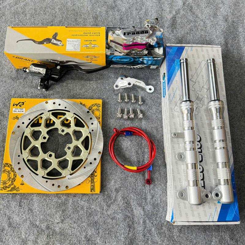  Sirius Combo Heo Pat Đĩa 50-110cc - Gồm Phuột Đĩa 267mm Heo Fando Tay Thắng Pat Dây Dầu Ốc Đĩa Pat Heo Kim Loại Bền Chắc An Toàn Tiện Ích Cho Xe Máy 