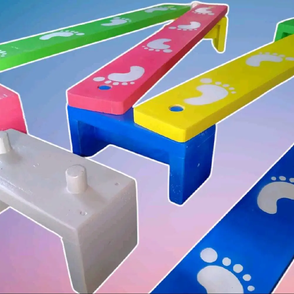 Papan Titian Balance Beam 4 Set Alat Latihan Keseimbangan untuk Pemula Desain Sederhana dan Efektif