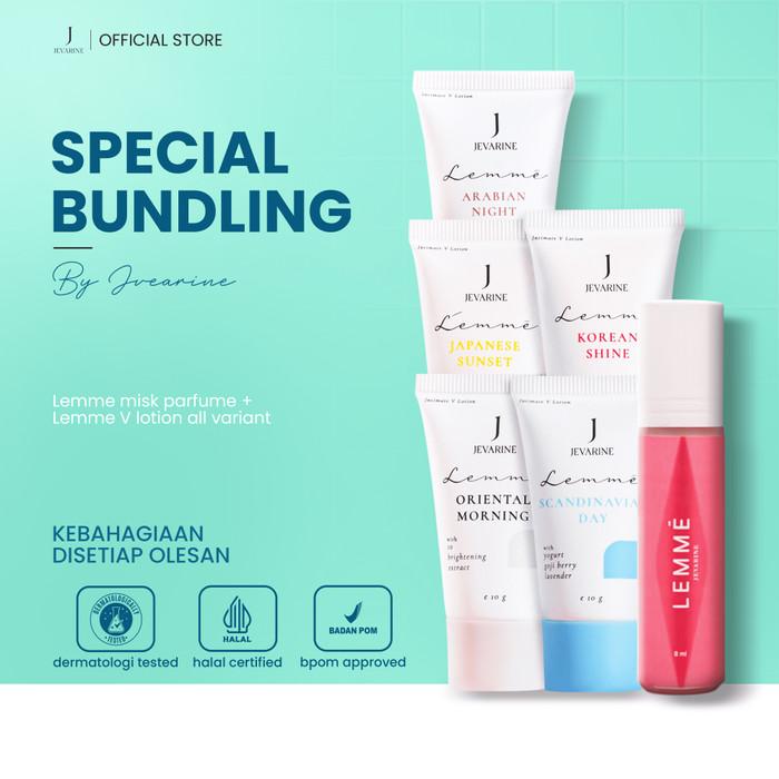 GARANSI!! Jevarine Lemme Misk & Lemme Lotion Special Package- Paket Bundling 3