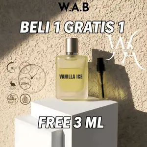 Temukan PROMO Khusus Hari ini Beli 1 Gratis 1 Parfume 35ml + 3ml Parfume Wangi vanilla ice Aroma Segar Mewah Lembut Parfume Pria Wanita Tahan Lama 35ml Eau De Parfume