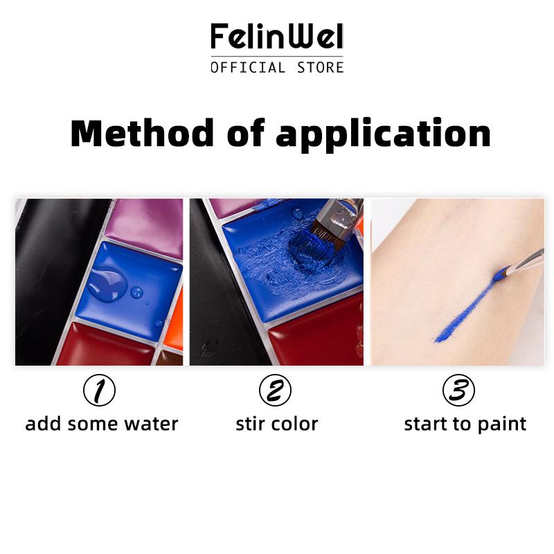 FelinWel - 6 Color Natural Professional Concealer Palettes