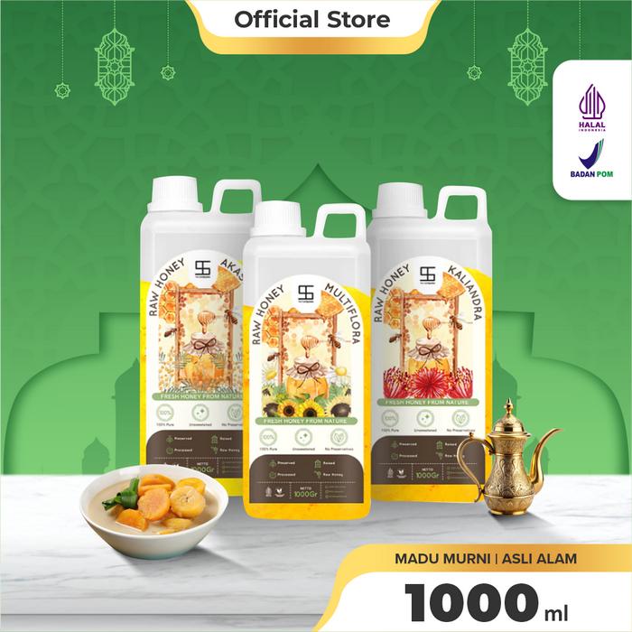 Gambar Ohmahoney - Ternak Syams Madu Murni Multiflora 1 Kilogram - Multiflora dari Goata Ternak Syams Kota Depok Tokopedia