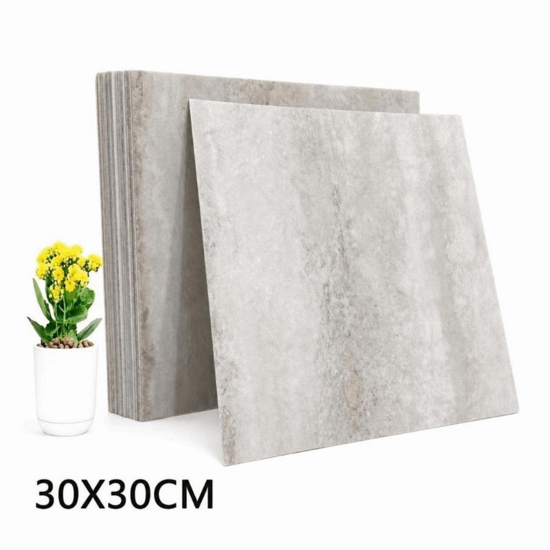 Bền bỉ Tự dính Gạch lát sàn PVC 30X30CM Gạch lát sàn vinyl Kết cấu đá cẩm thạch…