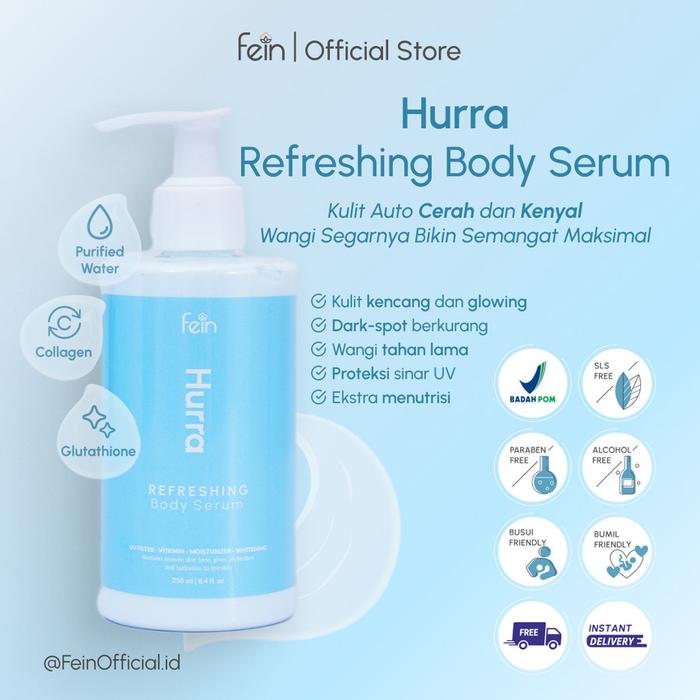Gambar Fein Hurra Refreshing Body Serum - 250ml dari FEIN Indonesia Kota Administrasi Jakarta Barat Tokopedia
