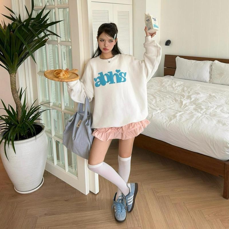 AB HOUSE - Áo sweater Tiramisu  form rộng Top nam nữ