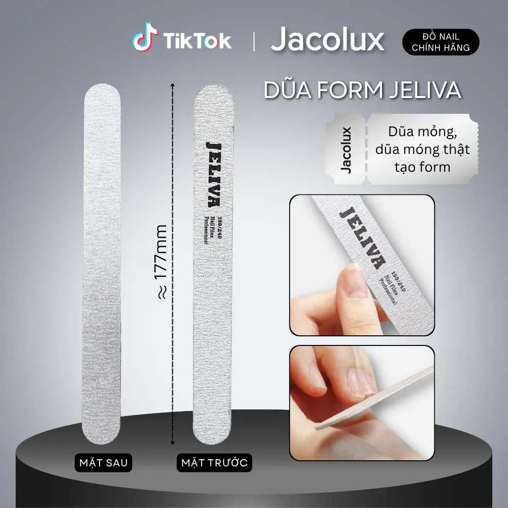 Combo dũa móng tay tạo form JELIVA DFMJLVA
