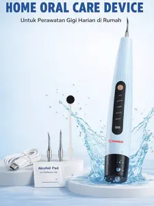 Alat Pembersih Gigi Elektrik Untuk Perawatan Gigi Harian di Rumah 5 Mode Getaran Type C Charging