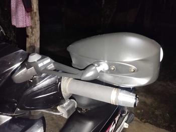 Product Review of Street King Side Mirror V1 Fully Cast Alloy Adjustable HD Lens 14*8cm LTO Passed Universal Surfy Motorcycle from カ**ス ア**ル 2