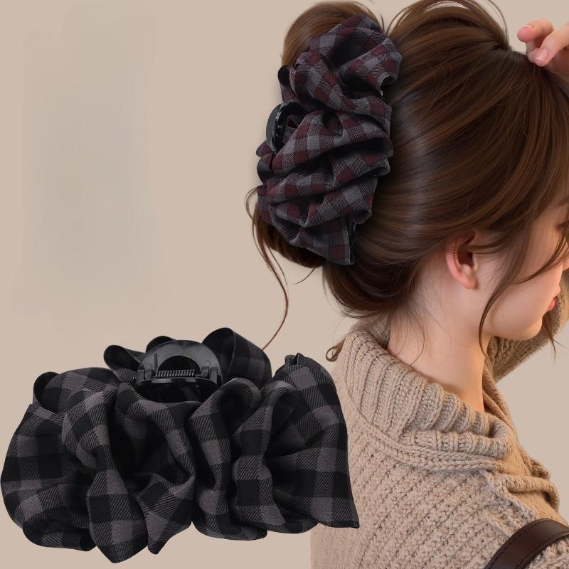 Kẹp Tóc Nơ Đen Cho Bé Kẹp Tóc Đuôi Ngựa Satin Phong Cách Mới