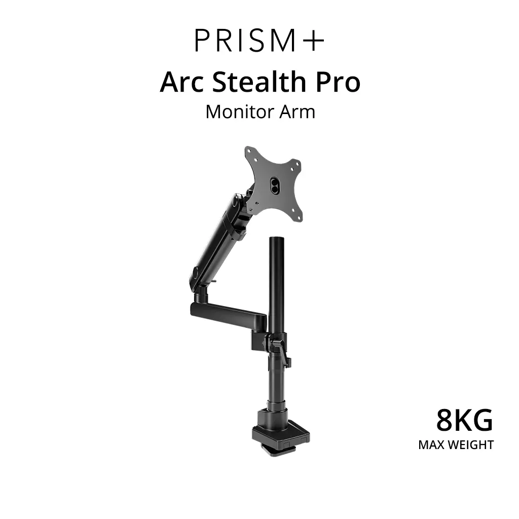 PRISM+ ARC Stealth Pro Monitor VESA Monitor Arm