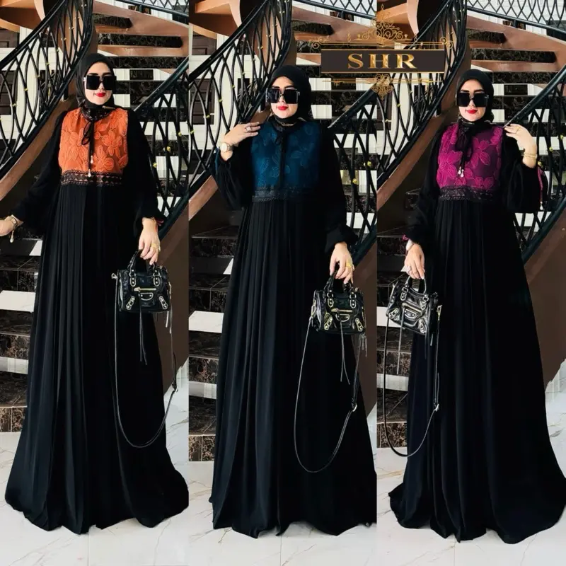 COD!! NEW READY MAXI DRESS PUTRI TIDUR CERUTY TILE BUNGA BY SHR ORI