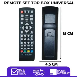 Remote Universal STB Set Top Box - Kompatibel Berbagai Merk, Garansi Resmi, Gratis Ongkir!