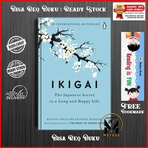 Buku Ikigai: The Japanese Secret to a Long and Happy Life by Héctor García (English/Indonesia)