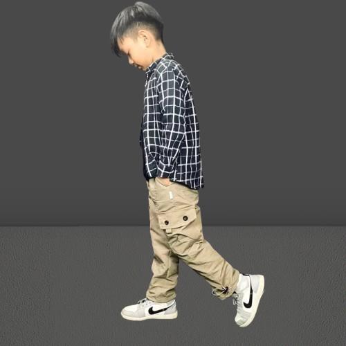 Product Introduction of Celana Panjang Anak Unisex Cargo Pants Serut Jogger Usia 5-14 Tahun celana cargo serut anak remaja tanggung 41