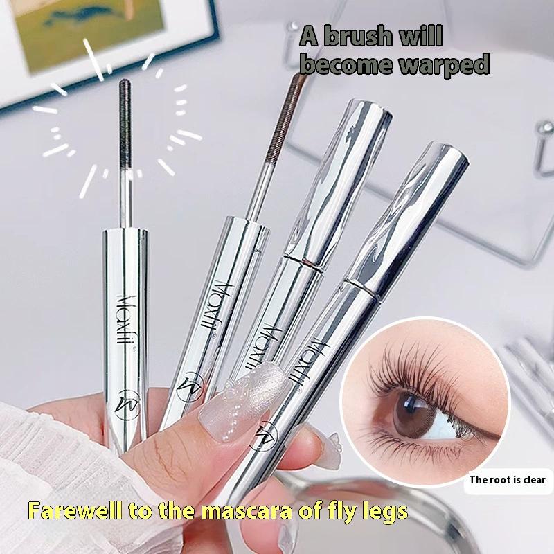  【COD MAXFIT Mascara Ống Thép Nhỏ Chống Nhòe Và Không Thấm Nước Thiết Lập Mảnh Thon Và Lâu Trôi Với Cọ Thích Hợp Cho Mascara Hội Trường 