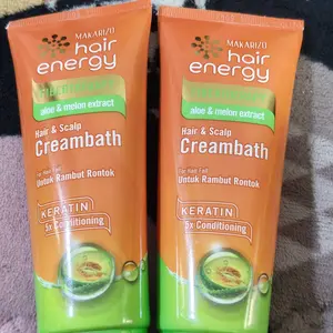 Makarizo Hair Energy Fibertherapy Hair & Scalp Creambath 5X Conditioning Aloe & Melon Extract 100 mL
