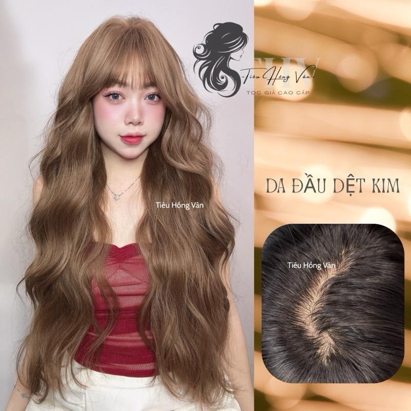   DN-20  TÓC NGUYÊN ĐẦU DỆT KIM - Mái Thưa Xù Tóc Mây  70cm  