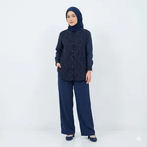 AIISHA | Atasan Wanita Jumbo Trisia Bahan Jacquard Embos | Atasan Oversize LD 110 - LD 140 Muat BB 45 - 120 KG