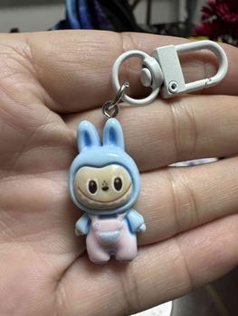 Product Review of COD cute Labubu Small Sheep Keychain Girls Backpack Pendant Car Key Doll Keychain Cartoon Animation Animal Luggage Accessories Friends Gifts Cute Keychains Women for Bag Charm Anime from R**a M** 0