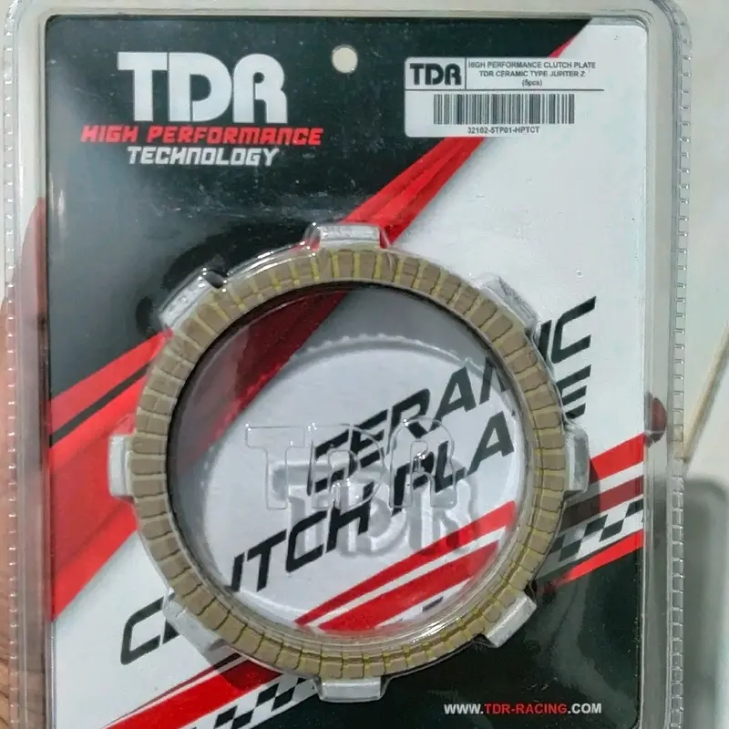kampas kopling merk TDR original untuk motor yamaha bebek jupiter,vega,cripton,force1 dan f1zr 0