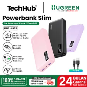 UGREEN Powerbank 10000 20000 mAh Fast Charging 20W 30W PD Type C QC3.0 22.5W Power Bank CCC 25683