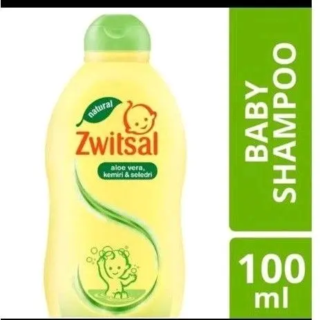 Zwitsal Baby Shampoo Natural Aloe Vera Kemiri Seledri 100ml Twin Pack - Shampo Bayi
