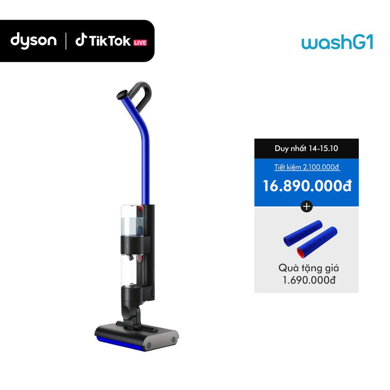 [21H30 15.10: DYSON LIVESTREAM] Máy lau nhà Dyson WashG1 (Xanh Ultra/Đen Nhám)