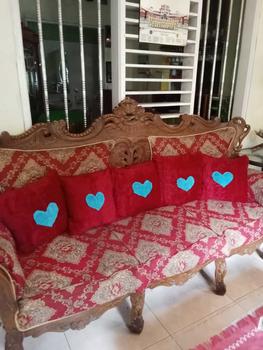 Product Review of 5 Lembar SARUNG BANTAL BULU SOFA / KURSI Kain Lembut Bisa Dicuci from d**h 0