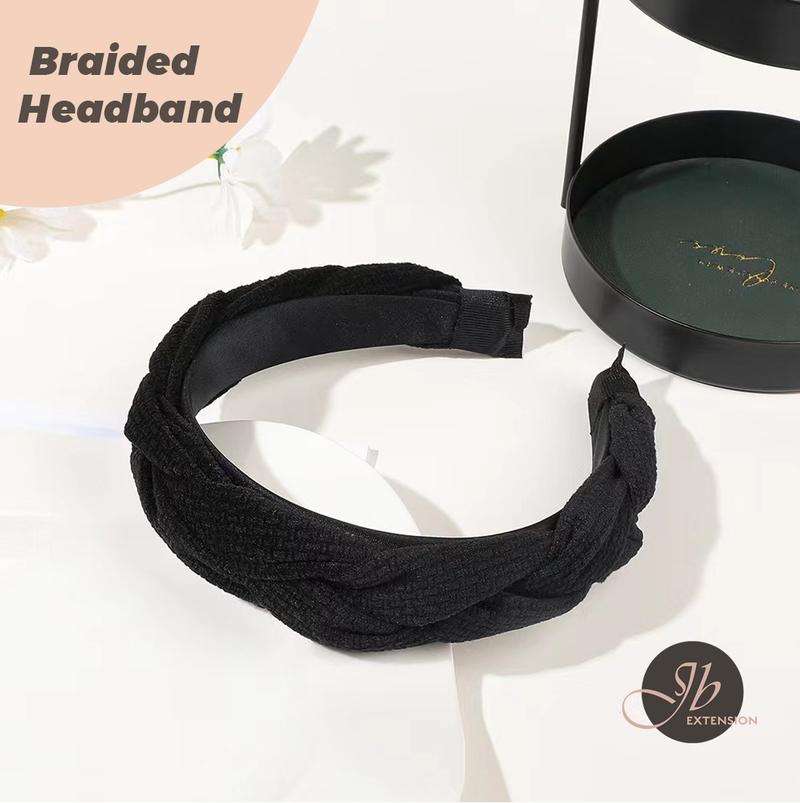 Product Introduction of JBextension【UK】Headbands for Women Braided Headbands Fashion Hairband Criss Cross Hair Accessories 4