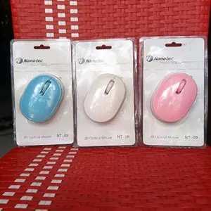 Nanotec Mouse Optikal Karakter Sabun NT-09 Resolusi 800dpi Kompatibel dengan PC IBM Windows 95-2000 XP Vista