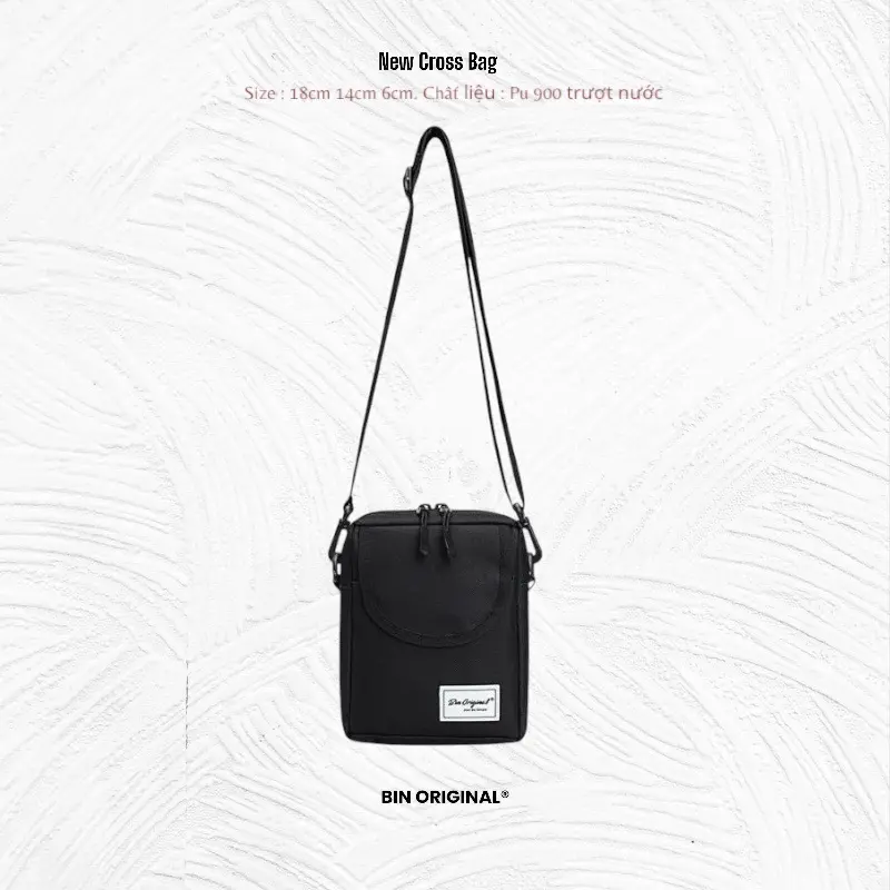 ( Túi Mới ) Túi Đeo Chéo Mini Bag Đen Full