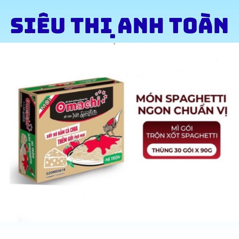 Thùng 30 Gói Mì Trộn Omachi Xốt Spaghetti 90g