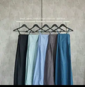 Freya - Dress Slevelles Dress Panjang Wanita Inner Tanpa Lengan