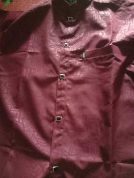 Product Review of Kemko sultan atau  Koko tangan pendek  Atasan Pria Dewasa motif etnik depan kancing vareasi bahan  Katun embos berkualitas terbaik Nyaman di pakai Baju Hitam from k**n 0