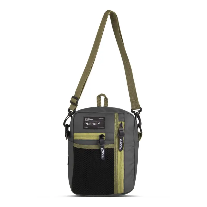 PUSHOP Tas Selempang Pria Wanita MARCO - Slingbag Uniseks Sling Bag Kasual Kanvas 5