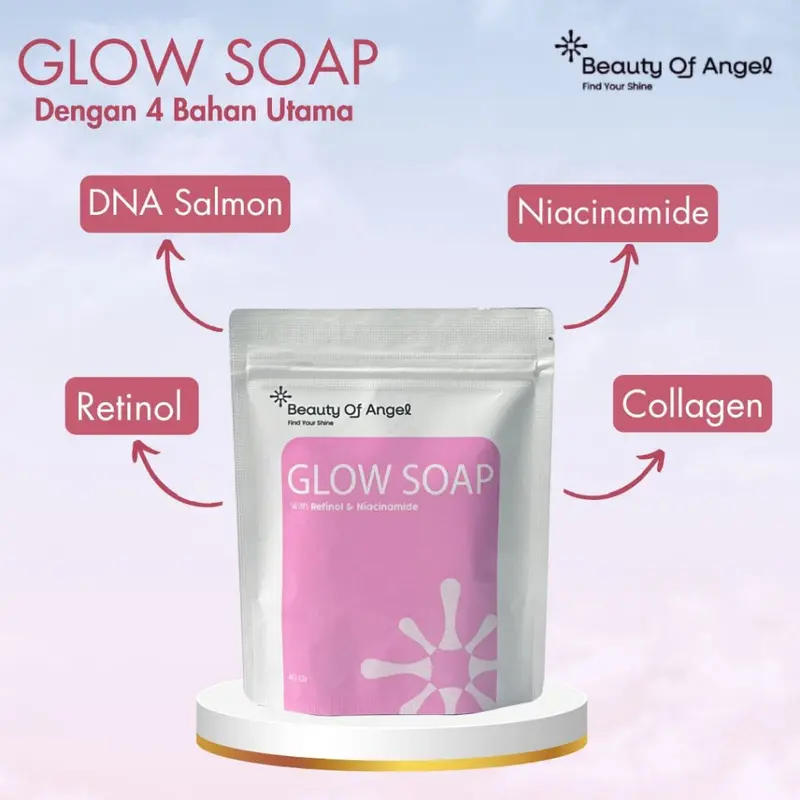 [SPESIAL PROMO] 2 PCS BUNDLING LEBIH HEMAT BISA COD Sabun Beauty Of Angel Glow Soap Retinol Niacinamide Sabun Kecantikan 2