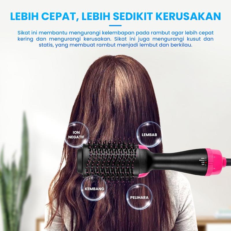 Sisir One Step Brush Hairdryer And Styler (Sisir Pengering, Pelurus & Curly Rambut Elektrik 4in1) 3