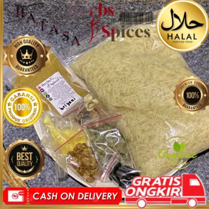 Rempah Rice Beras basmati 1kg +Bumbu Nasi mandhi+ Rempah rempah Rice - Shop | Tokopedia