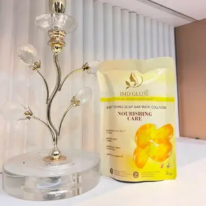 IMD GLOW Sabun Batang Nourishing Care dengan Kolagen Mencerahkan dan Membersihkan Kulit 80gr