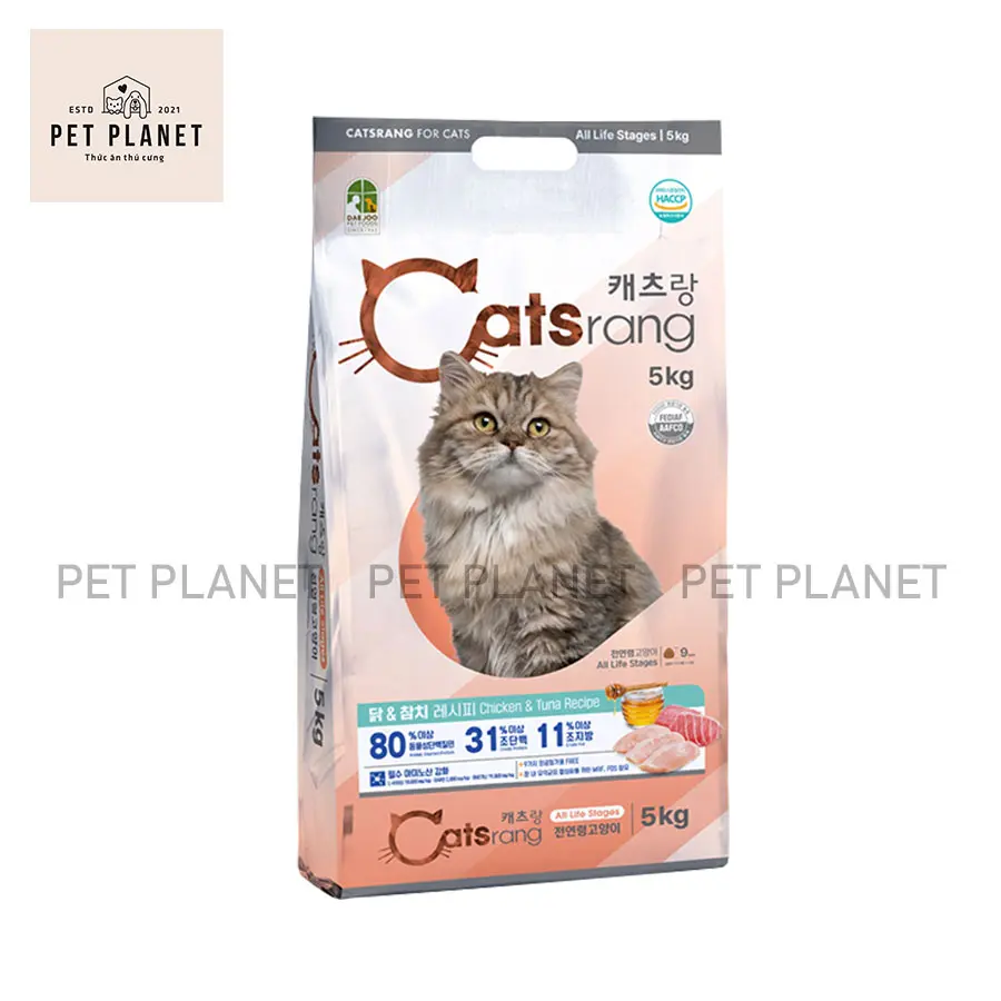 (5KG) Thức ăn hạt CATSRANG cho mèo mọi lứa tuổi chính hãng Hàn Quốc