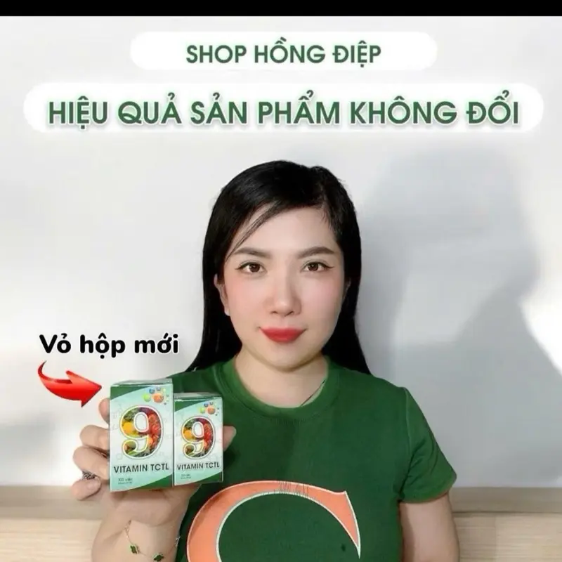VIÊN UỐNG Vitamin TCTL - 9 LOẠI Vitamin TRÁI CÂY - THỰC PHẨM BỔ SUNG BỔ SUNG SỨC KHOẺ - HỒNG ĐIỆP SHOP