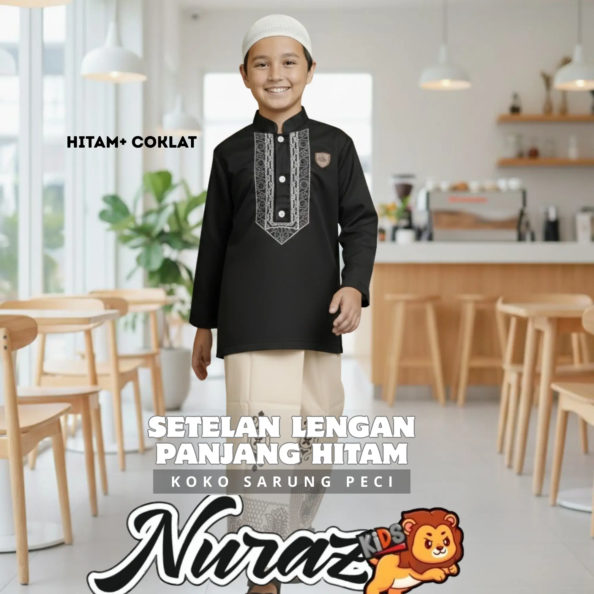 KOKO HITAM + SARUNG COKLAT