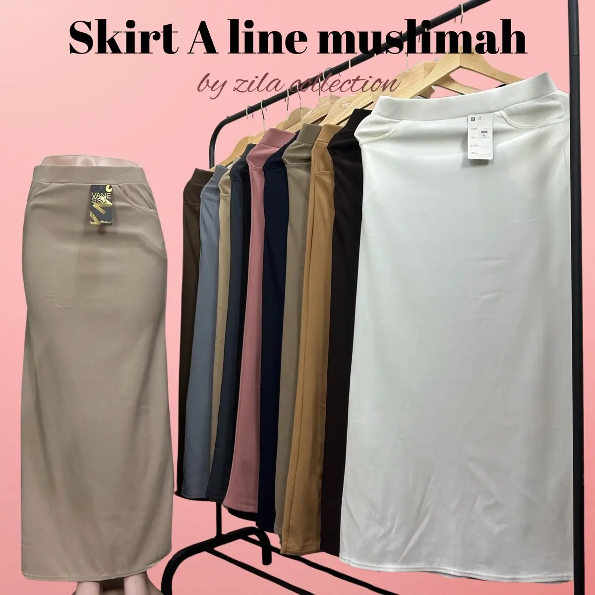 Skirt A line Muslimah (0850) By Zila Collection