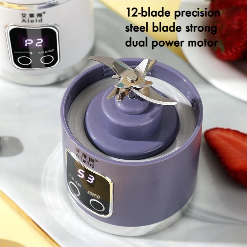 【SG Local】Portable Juicer Blender USB Rechargeable 450ml - BPA-Free Ice Crusher for Shakes/Smoothies 6