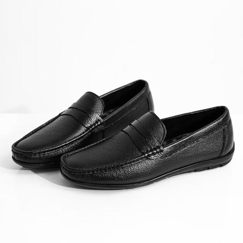 Giày lười nam LD M07 - giày nam da bò đế cao su chống trơn trượt size 38-44 Loafer penyloafer giaymoi giaydabo giaydep thoiitrangnam