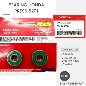 2 PCS BEARING HONDA PRESS LAHER 6201, BEAT FI, VARIO, VARIO 125, SUPRA X 125/ BERING, LAHAR/ KLAHER