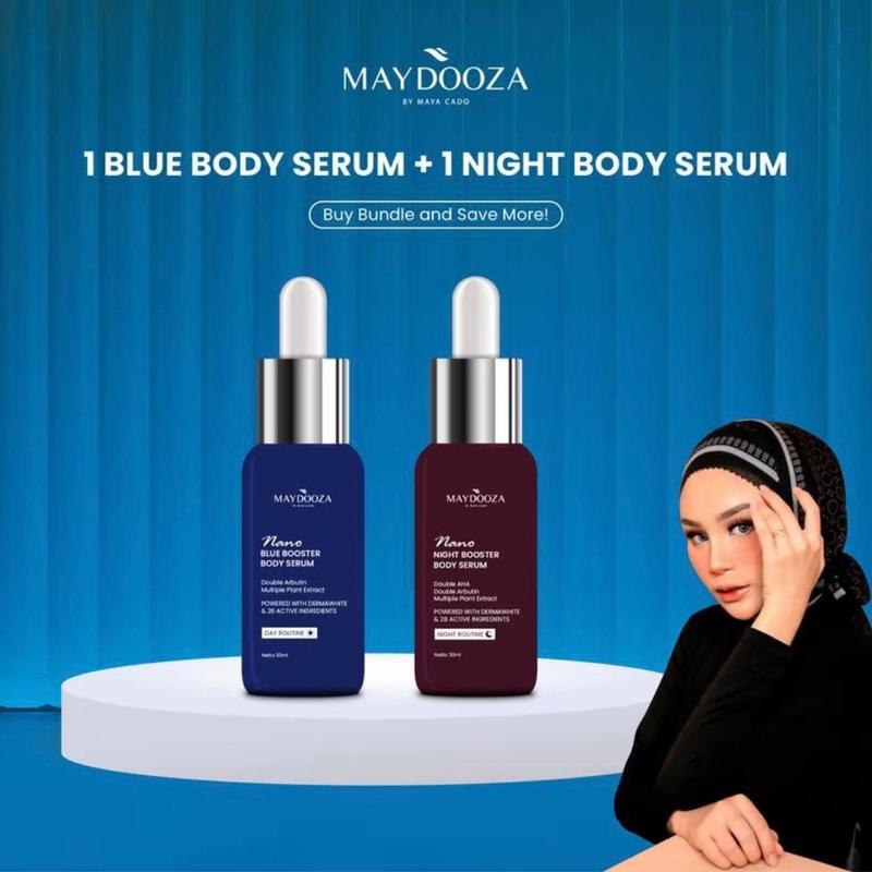 Maydooza - Serum Biru Nano Blue Booster Body Serum 30 ml Serum Day Routine 1