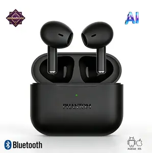 2026 NEW EMBEDRONE PHANTOM VN-33 Earphone Nirkabel, Tahan Air IPX7, Baterai Tahan Lama, Bass Kuat, Surround 3D, Peredam Suara Cerdas, Gaming Esports, Panggilan, Musik, Olahraga, Earphone Bluetooth Nirkabel
