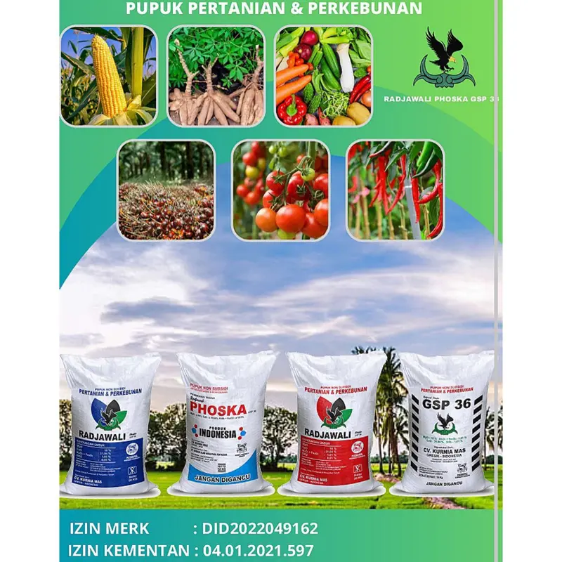 Pupuk Gsp36 kemasan repack 5kg/pupuk non subsidi/pupuk Sp36 100% Original Tanaman 3