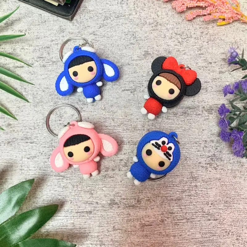 5 PCS GANTUNGAN KUNCI GEMOY BEBAS PILIH BY CHAT ATAU LIVE keychain lucu sanrio labubu Ganci 1